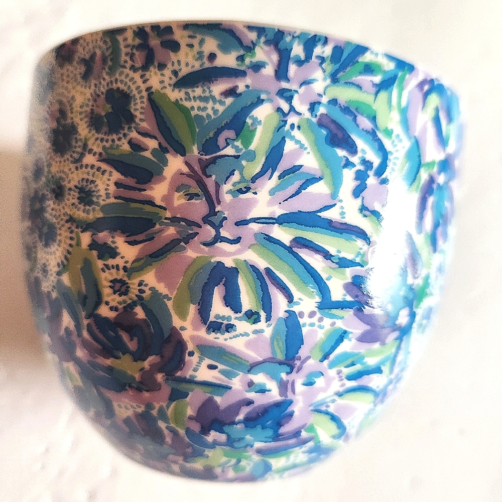 Pair of Lilly Pulitzer High Manetenance 12 Ounce Ceramic Coffee Mugs Tea… - Picture 5 of 13